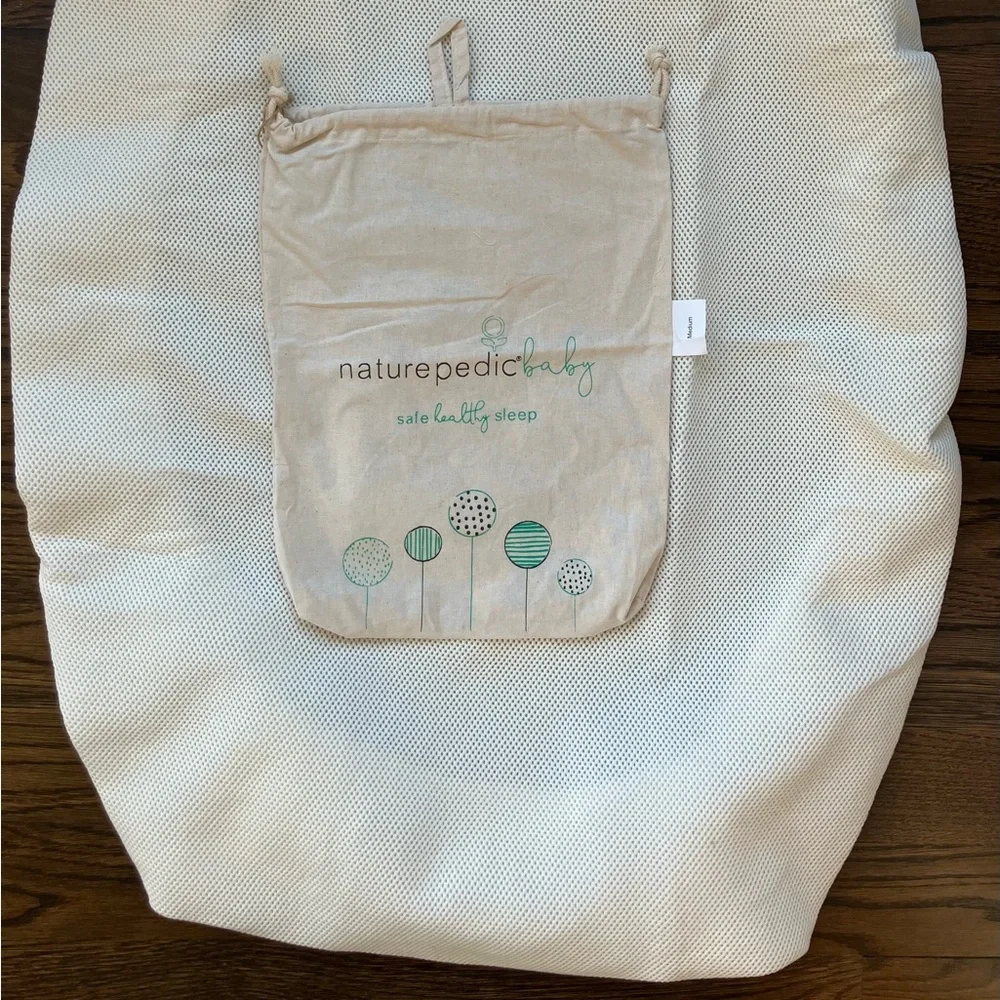 Naturepedic Mini Crib Breathable Mattress Cover - Picture 4 of 5
